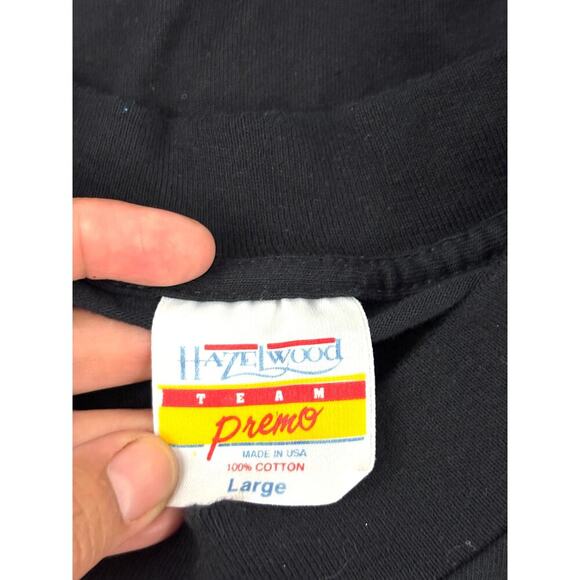 VTG 90s Hazelwood Team Premo Feathered Serpent Quetzalcoatl Art T-Shirt LARGE - Picture 11 of 14